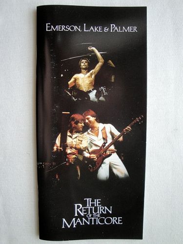 EMERSON LAKE AND PALMER THE RETURN OF THE MANTICORE 4CD BOX